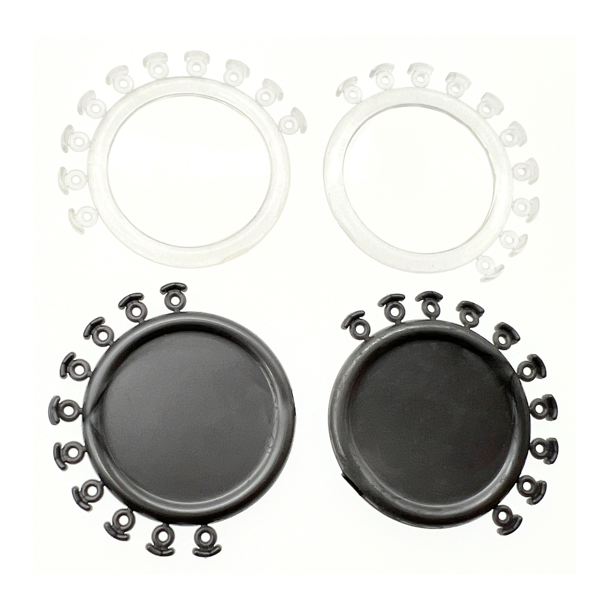 Bumper-Guard-Ligature-Ties-Silver-Clear-Alastik-3M-Solventum