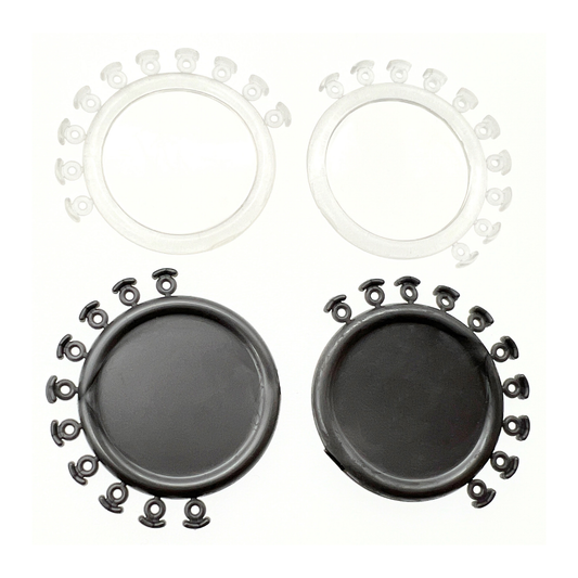 Bumper-Guard-Ligature-Ties-Silver-Clear-Alastik-3M-Solventum