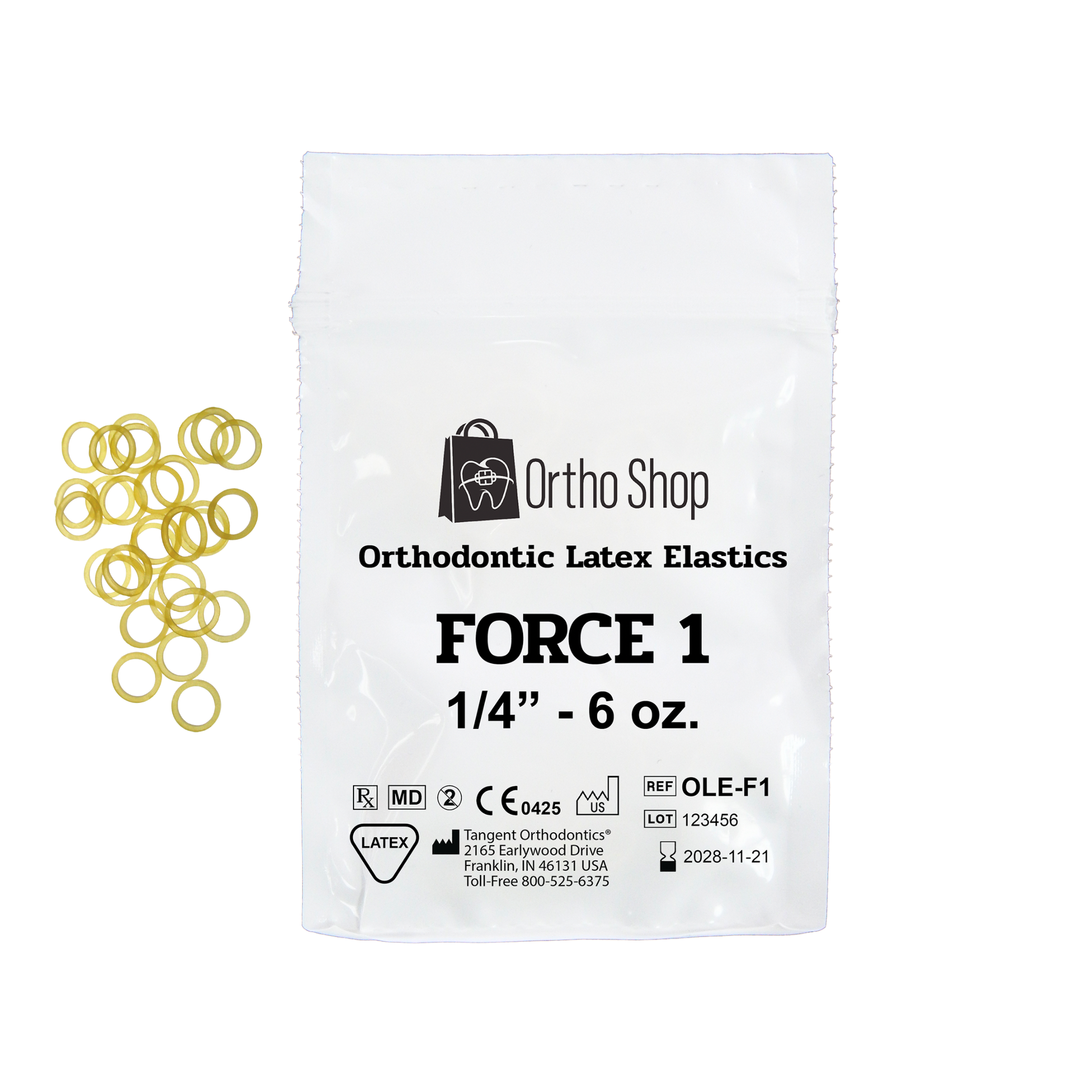 Carriere-Motion-Pro-Henry-Schein-Elastics-Class 2 Appliance-DMD Class 2 Appliance-Intra-Oral Elastics-Powerbar