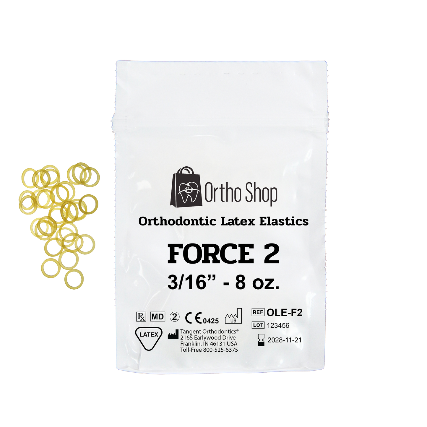 Carriere-Motion-Pro-Henry-Schein-Elastics-Class 2 Appliance-DMD Class 2 Appliance-Intra-Oral Elastics-Powerbar