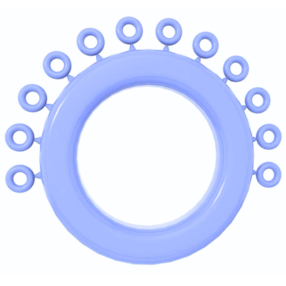 Light-Blue-Mini-Ligature-Ring-Tie-Donut-Elastomeric