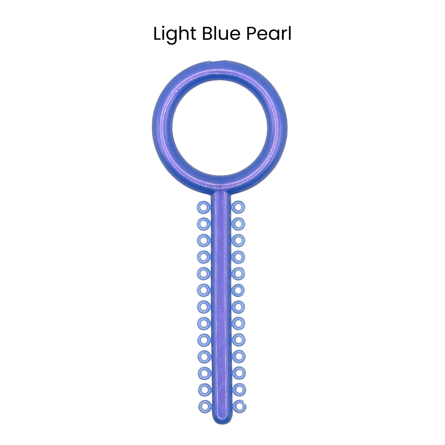 Light Blue Pearl Orthodontic Ligature Ring Ties