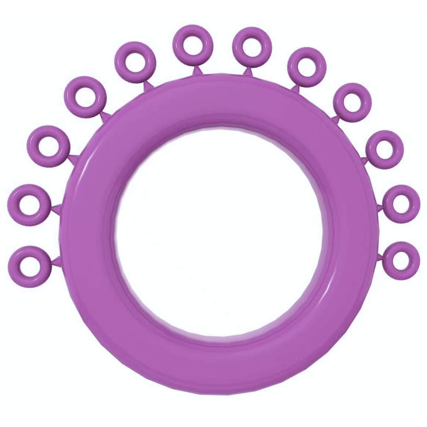 Light-Purple-Mini-Ligature-Ring-Tie-Donut-Elastomeric