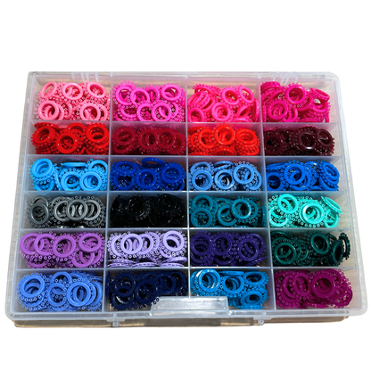 Mini-Ring-Ligature-Tie-Kit-Donuts-O-Ties-Ligatures-Elastomerics