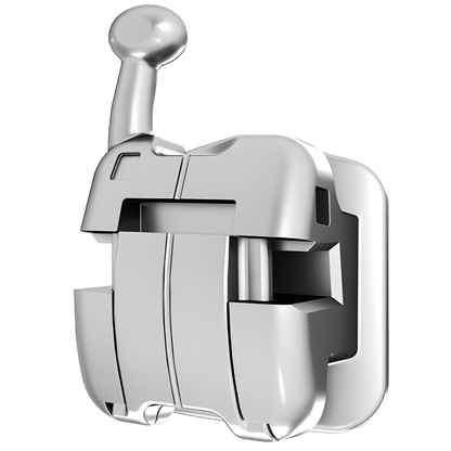 Ortho-Shop-Self-Ligating-Bracket-Passive-Gate-Damon-Q2-Auxiliary-Slot-Standard-Torque-Front