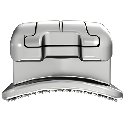 Ortho-Shop-Self-Ligating-Bracket-Passive-Gate-Damon-Q2-Auxiliary-Slot-Standard-Torque-Top-View-Wings