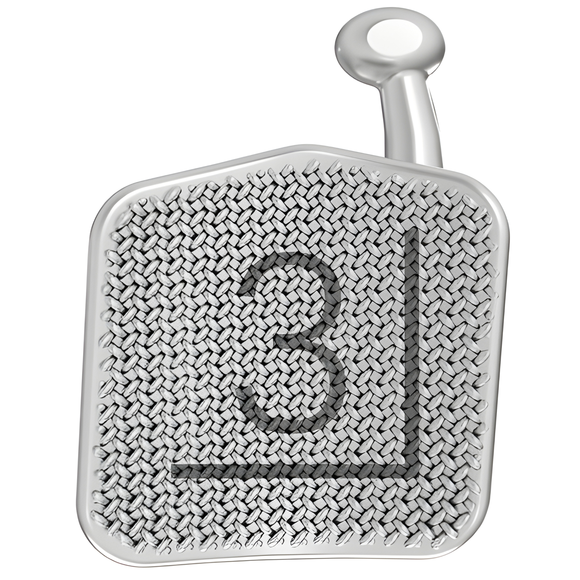 Ortho-Shop-Self-Ligating-Bracket-Passive-Gate-Damon-Q2-Auxiliary-Slot-Standard-Torque-80-Gauge-Sandblasted-Base