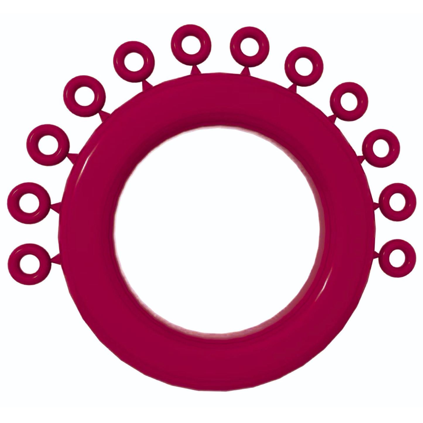 Rose-Mini-Ligature-Ring-Tie-Donut-Elastomeric