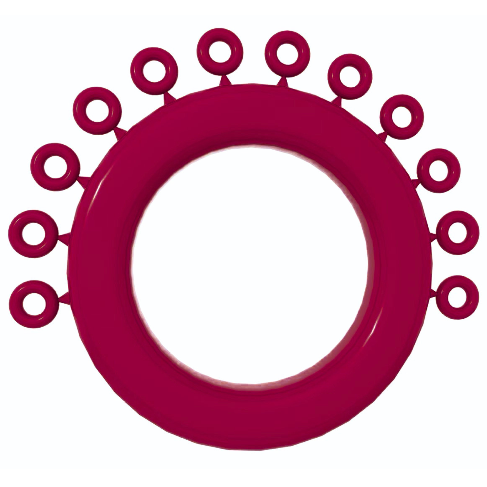 Rose-Mini-Ligature-Ring-Tie-Donut-Elastomeric