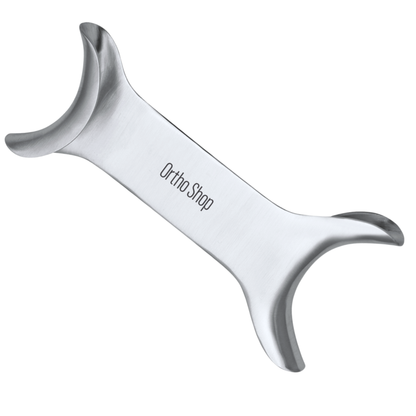 Stainless-Steel-Classic-Cheek-Retractors-DE-Long-Handle-Double-Ended-Full-View