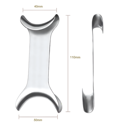 Stainless-Steel-Classic-Cheek-Retractors-DE-Long-Handle-Double-Ended